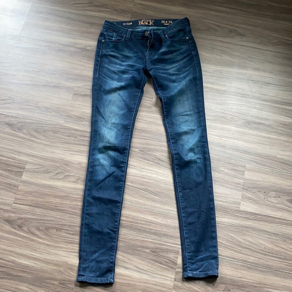 Buckle Black Skinny Jeans